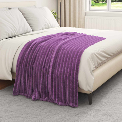 Koce narzutowe 6 pcs Fioletowy 150 x 130 cm Polar