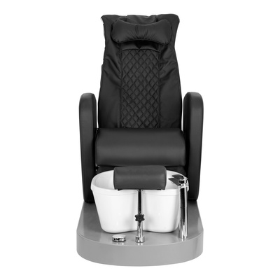 Fotel spa do pedicure Azzurro 016C czarny z masażem pleców i hydromasażem  142947