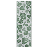 vidaXL Dywan zewnętrzny, zielony, 80x250 cm, PP