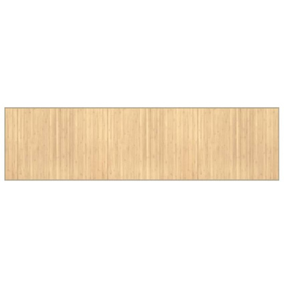 vidaXL Dywan prostokątny, jasny naturalny, 80x300 cm, bambusowy