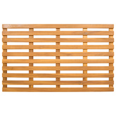 Mata do kąpieli brązowy 80 x 48 x 2,5 cm Lite Drewno Akacji