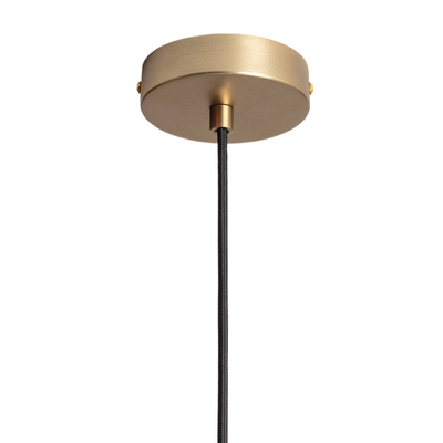 Lampa wisząca szklana bursztynowa E27 ?20cm Abruzzo Incanto