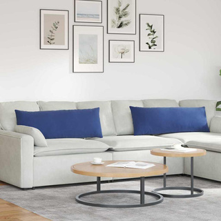 Poduszki na sofę 2 pcs Niebieski policyjny 120 x 40 cm