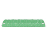 Szklarnia ze stalową ramą, zielona, 60 m?, 12x5x2,3 m