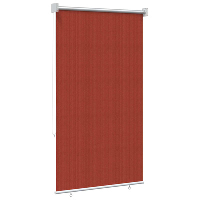 Roleta zewnętrzna 90% blokada UV Terakota 120 x 230 cm HDPE