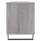 vidaXL Szafka pod TV, szary dąb sonoma, 150x30x44,5 cm model standard