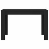 Stół jadalniany, czarny, 120x60x76 cm, materiał drewnopochodny