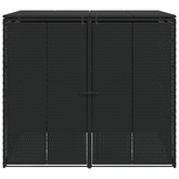 Pojemnik na śmieci 2 pcs Czarny 130 x 80 x 115 cm Polietylen