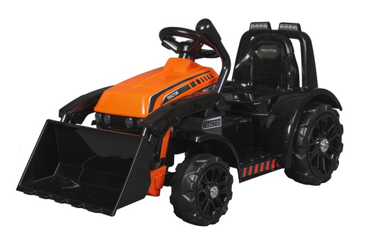 Traktor na Akumulator ZP1001B Z Łyżką Klakson Pomarańczowy