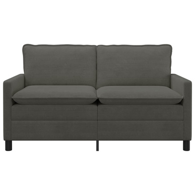 Sofa ciemnoszary 156 x 81 x 87,5 cm tkanina
