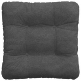Poduszki na siedziska 4 pcs Ciemnoszary 45 x 45 cm