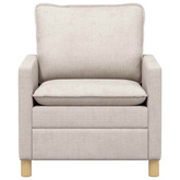 Sofa kremowy 76 x 81 x 87,5 cm Poliester
