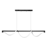 Lampa wisząca Serpente DDXZ004 55W czarna - wężyk gładki