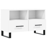 vidaXL Szafka pod TV, biała, 80x36x50 cm, materiał drewnopochodny wariant 13