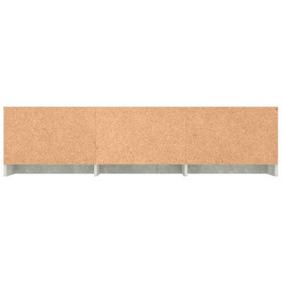 vidaXL Szafka pod TV, betonowy szary, 140x40x35,5 cm