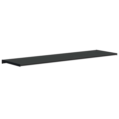 Parapet okienny Czarny z rysunkiem drewna 120 x 40 x 4,5 cm PVC