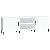 vidaXL Szafka pod TV, biała, 150x30x50 cm, materiał drewnopochodny wariant 4