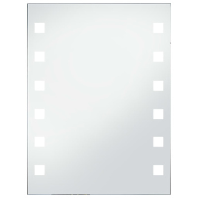 Ścienne lustro łazienkowe z LED, 60 x 80 cm vidaXL