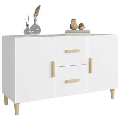 biała, 100x36x60 cm, materiał drewnopochodny Komoda,