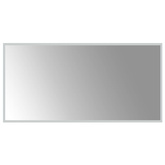 vidaXL Lustro łazienkowe z LED, 100x50cm