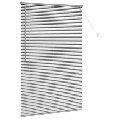 Żaluzje weneckie Srebrny 175 x 115 cm Aluminium