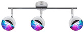 Lampa sufitowa PARTY listwa regulowana 3-punktowa LED do korytarza metalowa