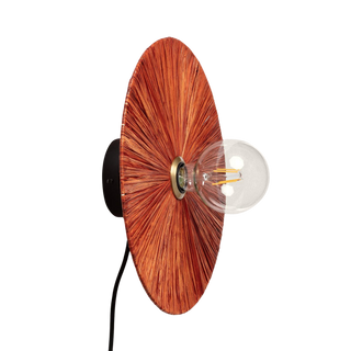 Kinkiet Boho Brąz 35cm E27 Talerz Abruzzo Kinto