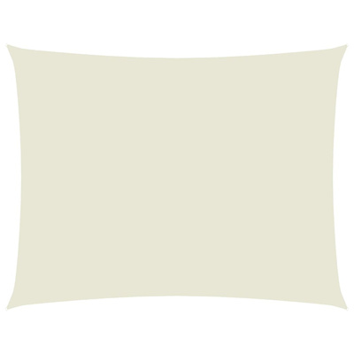 Prostokątny żagiel ogrodowy, tkanina Oxford, 3,5x4,5 m, kremowy