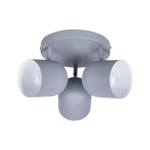 Lampa sufitowa 3xE27 szara 32cm AZURO 98-63236