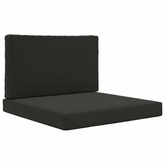 Poduszka do sofy na zewnątrz 2 pcs Czarny Poliester