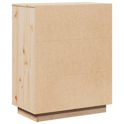 Szafka, 60x34x75 cm, lite drewno sosnowe