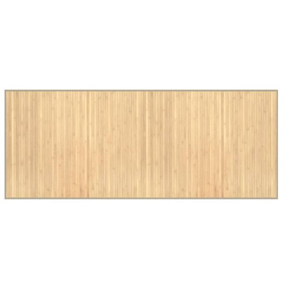 vidaXL Dywan prostokątny, jasny naturalny, 80x200 cm, bambusowy