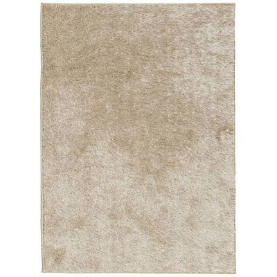vidaXL Dywan ISTAN z długim runem, połyskujący, beżowy, 240x340 cm