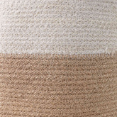 Zestaw doniczek 2 pcs Naturalne i białe ? 28 x 28 cm
