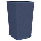 Donice ogrodowe, 2 szt., niebieskoszare, 32,5x32,5x57, PP
