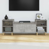 vidaXL Szafka pod TV, szarość betonu, 160x35x55 cm model standard