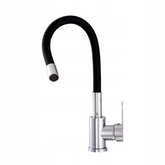 Bateria flexi czarna chrom FLOW FLEX