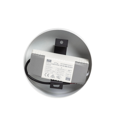 Lampa Wisząca okrągła Biała ?40cm 10W Abruzzo Rotonde