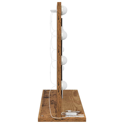 Lustro toaletowe Prostokątny Stare drewno 60 x 45 x 18 cm