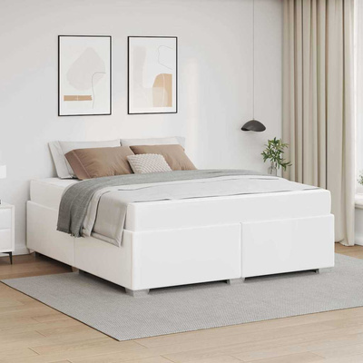 Ramka łóżka Biały 160 x 200 cm PVC