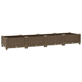 vidaXL Donica do podniesionej rabaty, 160x40x23 cm, polipropylen