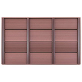 Podstawa do prysznica solarnego, brązowa 101x63x5,5 cm, WPC