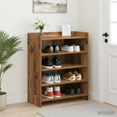 Szafka na buty z przechowywaniem Stare drewno 73,5 x 36 x 92 cm