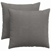Poduszki na sofę 2 pcs Jasnoszary 45 x 45 cm Tkanina sztruksowa