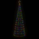 vidaXL Choinka z lampek, z kołkami, 570 kolorowych LED, 300 cm
