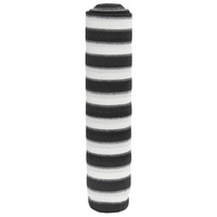 Siatka cieniująca, antracytowo-biała, 1,5x10 m, HDPE, 195 g/m?