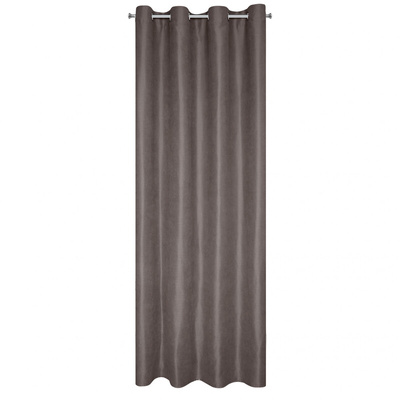 Zasłona Ada grafitowa 140x250