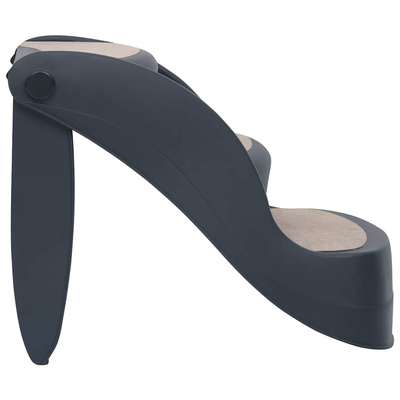 Składane, 3-stopniowe schodki dla psa, ciemnoszare