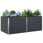 Donica Antracyt 195 x 100 x 75 cm Stal Galwanizowana