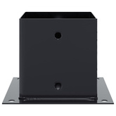 Podstawy słupków kwadratowe 4 szt. Antracyt 141x141 mm